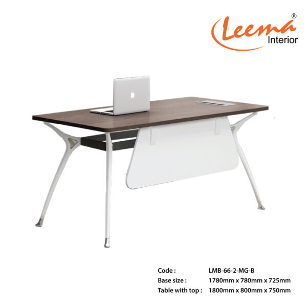 Leema Modern Metal Base Manager’s Table  |  Code : LMB-66-2-MG-B