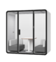 Concealed Frame Collection - L Four-Person Meeting Pod